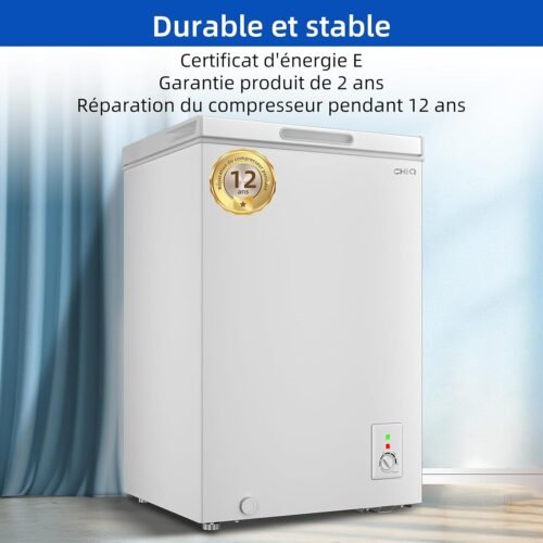 Congélateur coffre CHiQ 99L - Compact, Silencieux et Performant