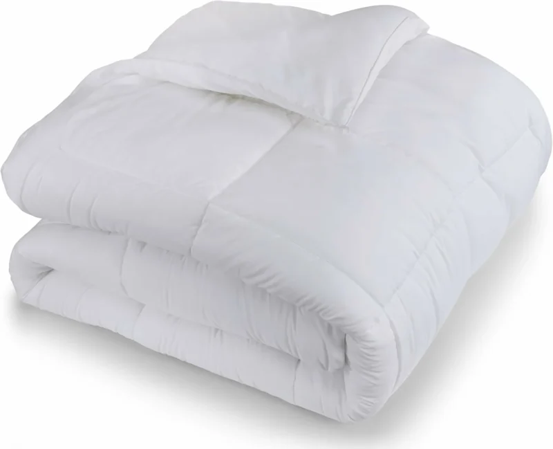 Utopia Bedding Couette 220 x 240 cm, Couette légère avec Rembourrage en Polyester pour 4 Saisons, Microfibre 2 Personnes (Blanc)